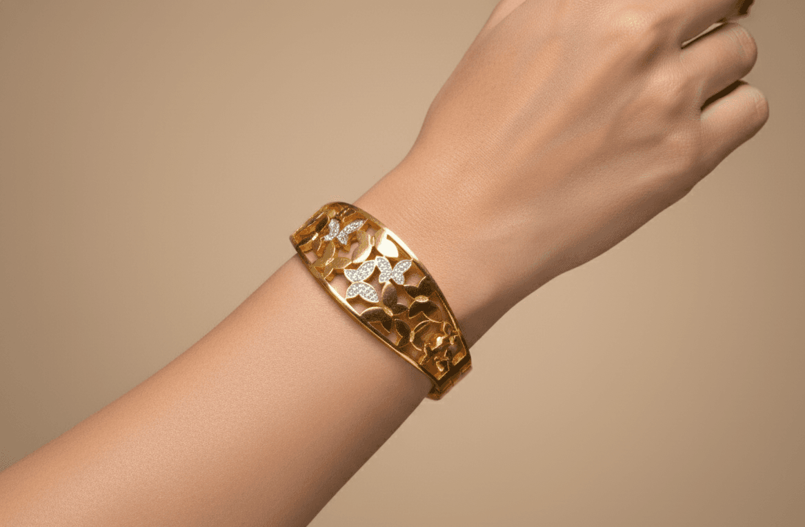 Royal Petal Gold Bracelet